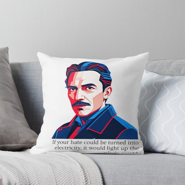 Item preview, nikola tesla art quote designed and sold by Gagad.