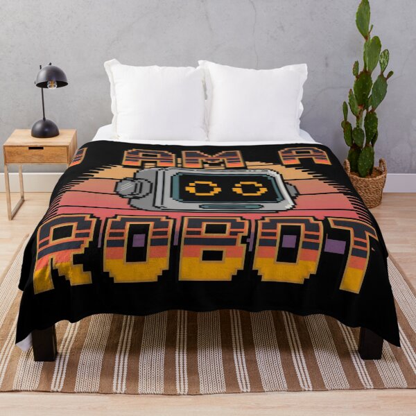 Item preview, Retro Pixel Robot Design – I Am a Robot - Artwork designed and sold by Prime-Studio.