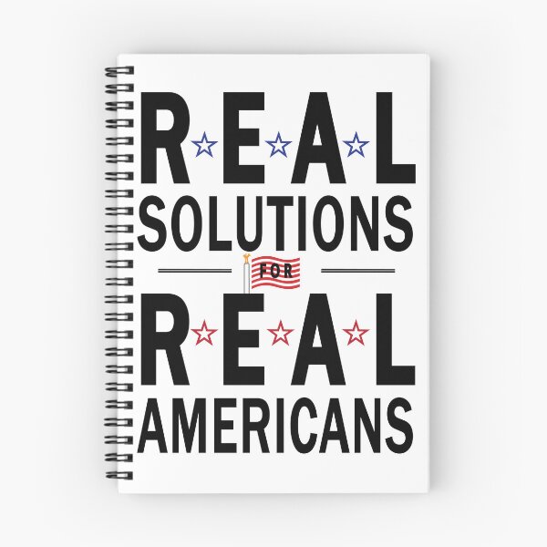 Item preview, Real Solutions For Real Americans designed and sold by Devin Hammer.