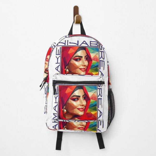 Item preview, Beautiful arab girl smiling wear hijab (02) designed and sold by W-McSapa.
