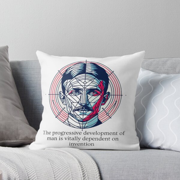 Item preview, nikola tesla art quote 2 designed and sold by Gagad.