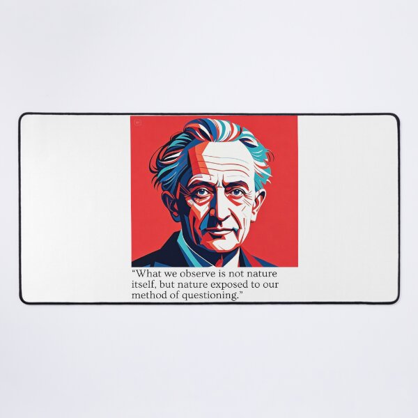 Item preview, werner heisenberg art quote designed and sold by Gagad.