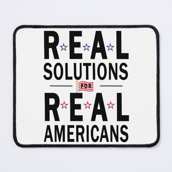 Item preview, Real Solutions For Real Americans designed and sold by Devin Hammer.