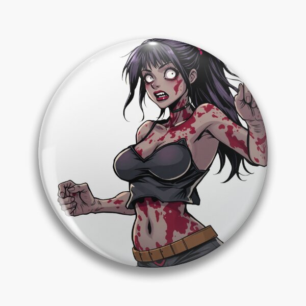 Item preview, Horror Babe scared  designed and sold by KnottyToons.