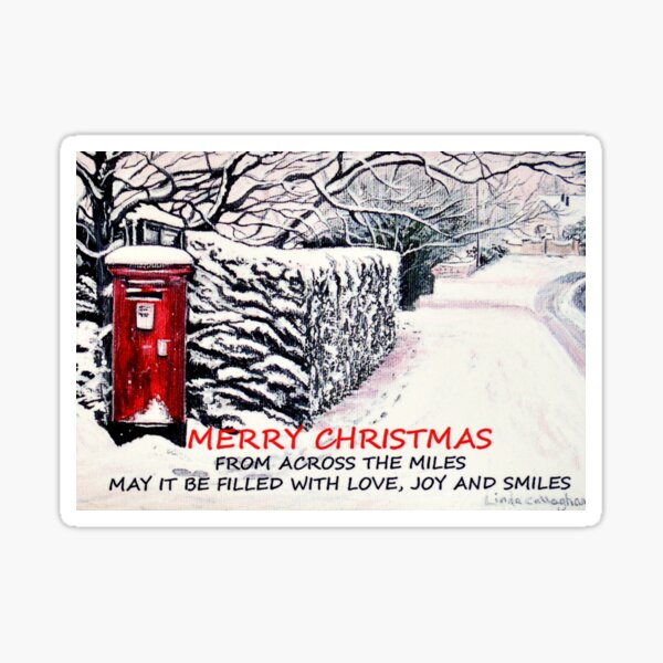 The Red Post Box Sticker