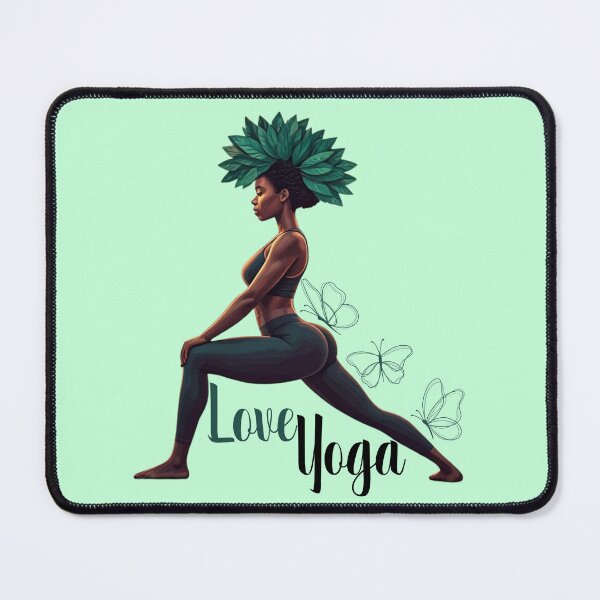 Item preview, LOVE YOGA WARRIOR II POSE designed and sold by OLLIEDIGITALS.