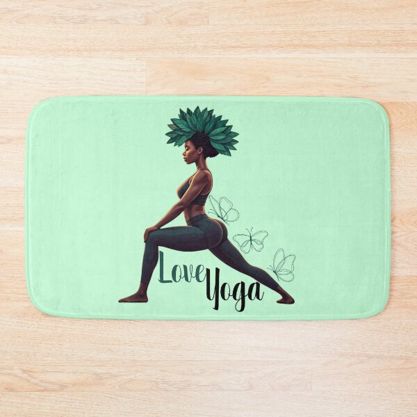 Item preview, LOVE YOGA WARRIOR II POSE designed and sold by OLLIEDIGITALS.