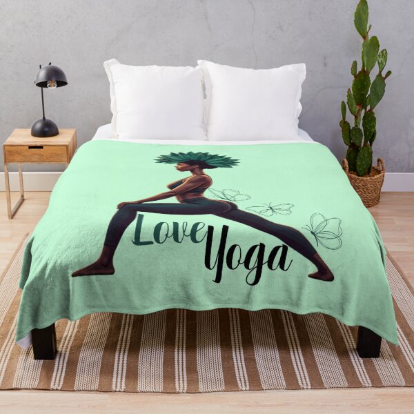 Item preview, LOVE YOGA WARRIOR II POSE designed and sold by OLLIEDIGITALS.
