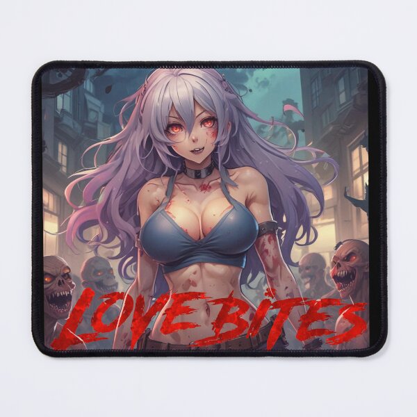 Item preview, Love Bites Zombie Anime babe designed and sold by KnottyToons.