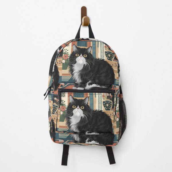 Item preview, Black and White Cat, Patterned Elegance designed and sold by Dshoppin.