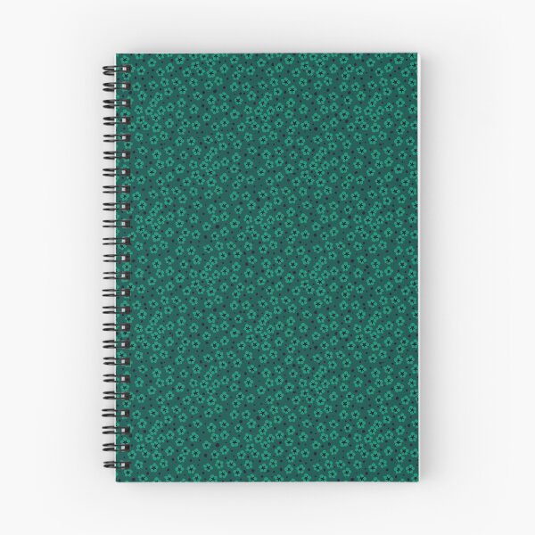 Item preview, Teal Floral Ditzy Mini designed and sold by Honey Crystal Fashion and Homegoods .