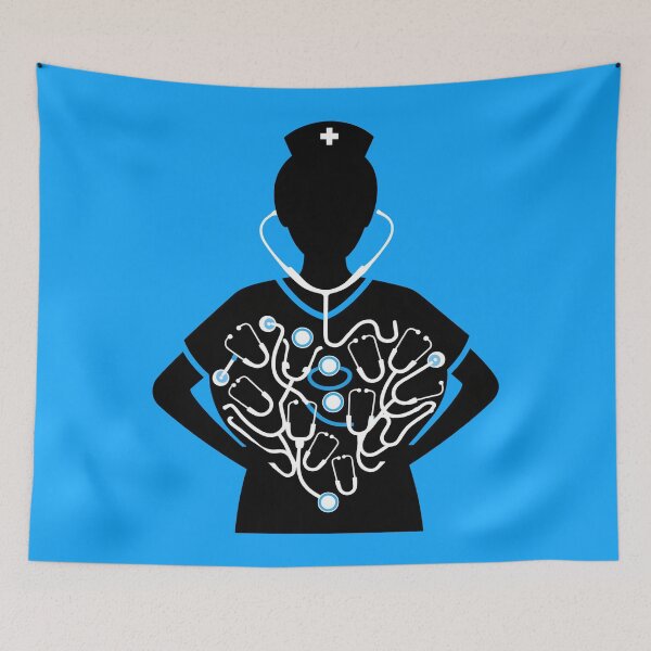 Item preview, Heart of a Nurse – Stethoscope Art Design designed and sold by Prime-Studio.