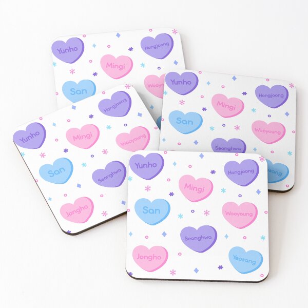 Item preview, Ateez Candy Hearts designed and sold by natashacole.