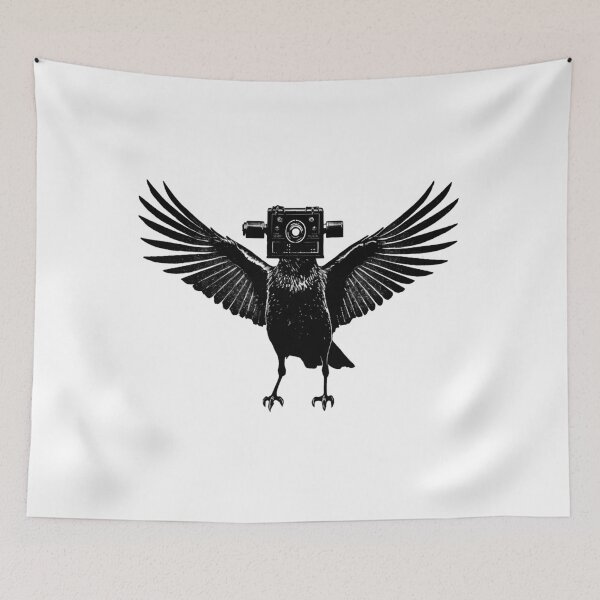 Item preview, Birds Aren't Real - Cyber Crow Surveillance Design designed and sold by Wildm3n8.