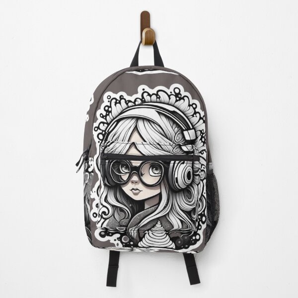 Item preview, Girl with Headphones #1 designed and sold by HauntedOpera.