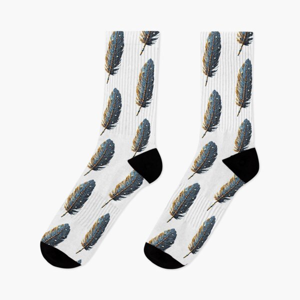 Item preview, Beautiful Feather Tattoo Inspired Design designed and sold by Fashioninja.