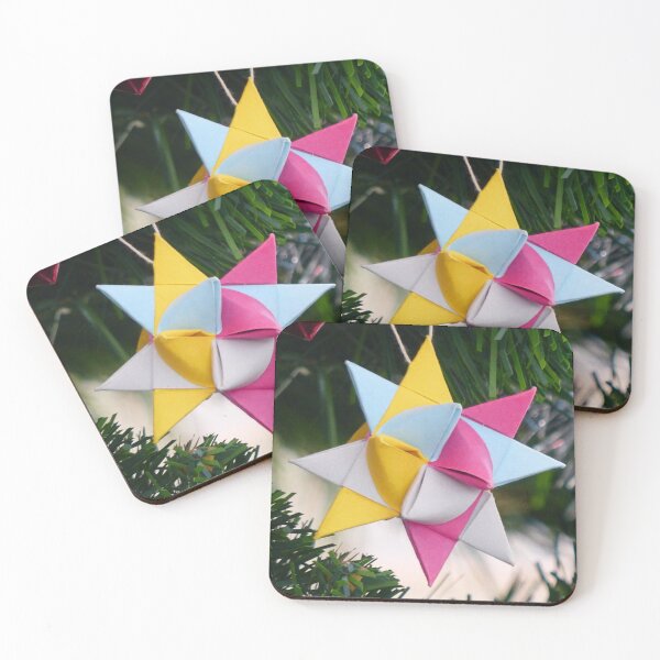 Item preview, Hand Made Coloured Star on a Christmas Tree designed and sold by GinaMarie-PV.