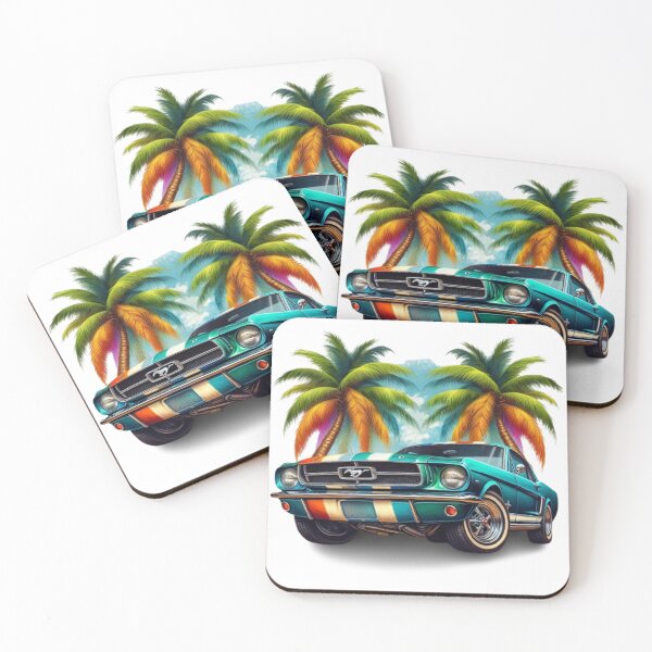 Item preview, “Bursts of Color: An Illustration of a Vintage Car” designed and sold by CHRIST5000.