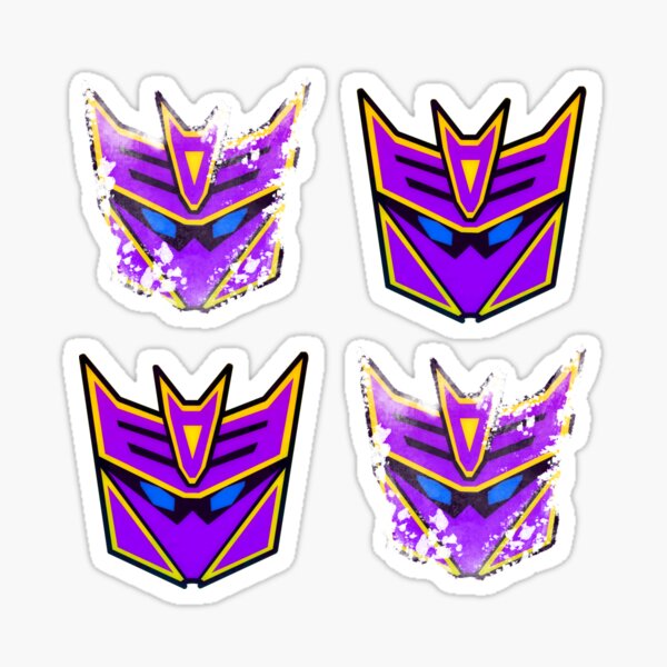 Item preview, Four Smaller Megatronus Stickers (You may have to manually cut them apart from each other) designed and sold by TateWindom.