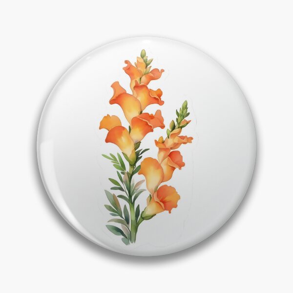 Item preview, Orange Snapdragons (Antirrhinum majus) designed and sold by HOMETOWN86.
