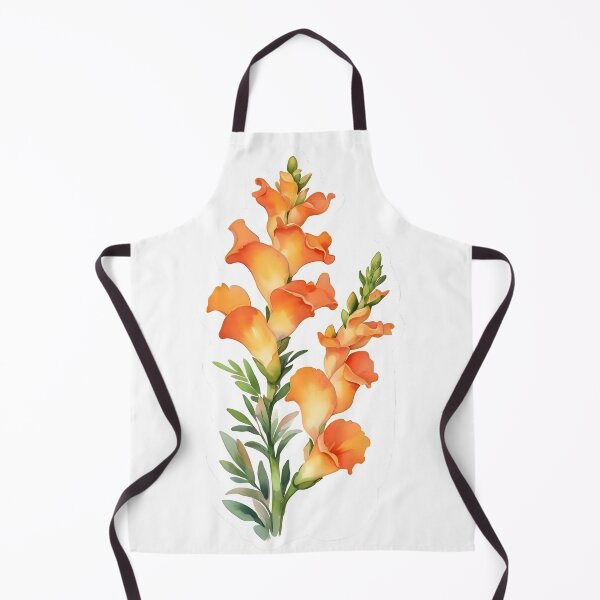 Item preview, Orange Snapdragons (Antirrhinum majus) designed and sold by HOMETOWN86.