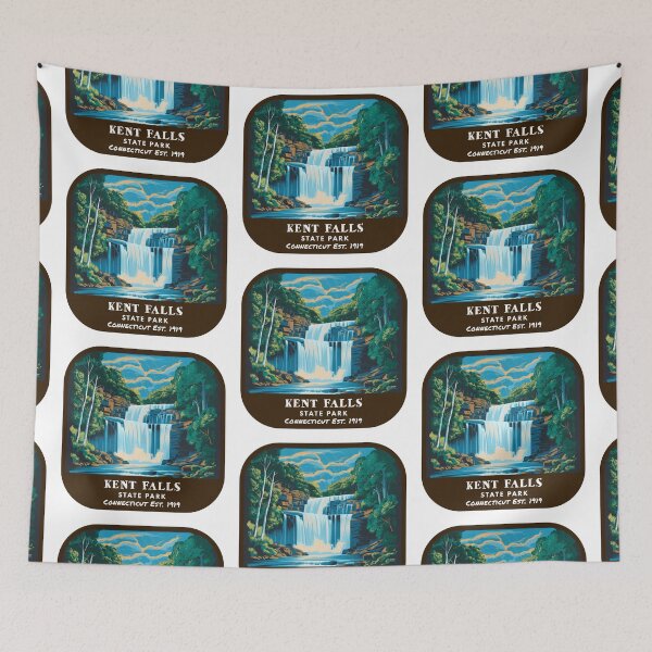 Item preview, Vintage Kent Falls State Park (Connecticut State Park) designed and sold by RabbitK.