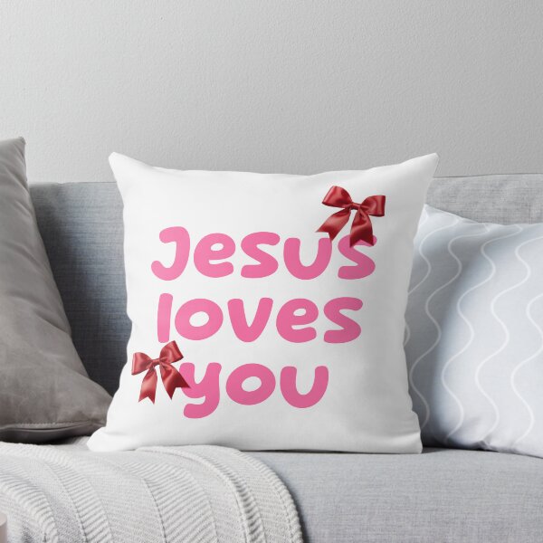 Item preview, Coqueta con lazo de satén Jesús te ama designed and sold by EnergizingEmily.