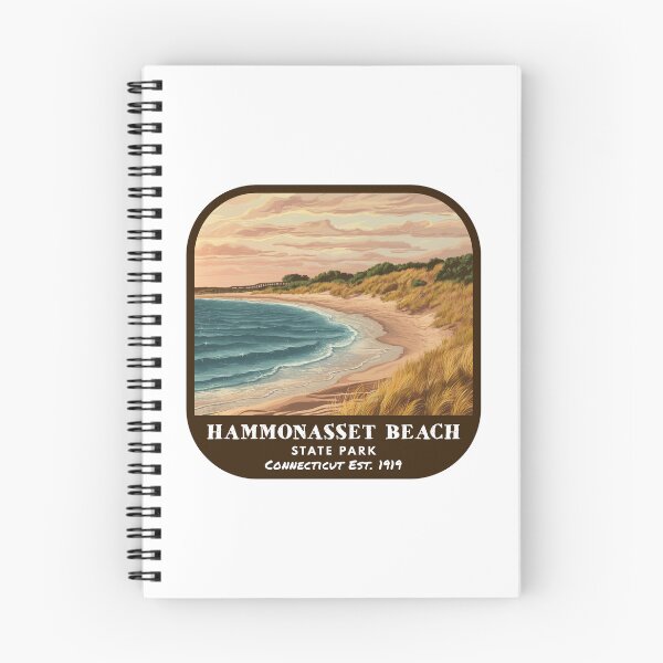 Item preview, Vintage Hammonasset Beach State Park (Connecticut State Park) designed and sold by RabbitK.