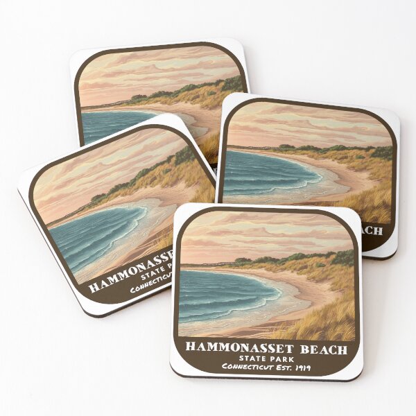 Item preview, Vintage Hammonasset Beach State Park (Connecticut State Park) designed and sold by RabbitK.