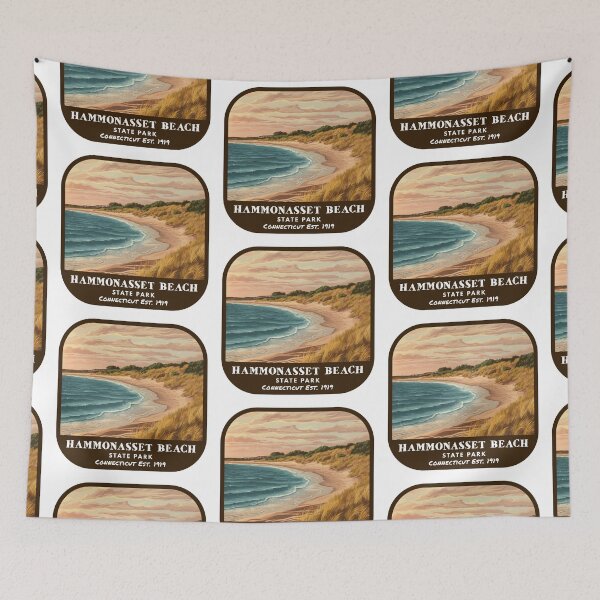 Item preview, Vintage Hammonasset Beach State Park (Connecticut State Park) designed and sold by RabbitK.