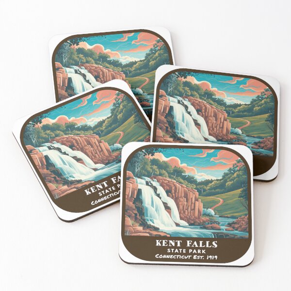 Item preview, Vintage Kent Falls State Park (Connecticut State Park) designed and sold by RabbitK.