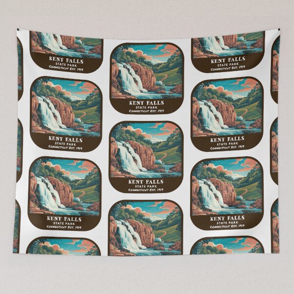 Item preview, Vintage Kent Falls State Park (Connecticut State Park) designed and sold by RabbitK.