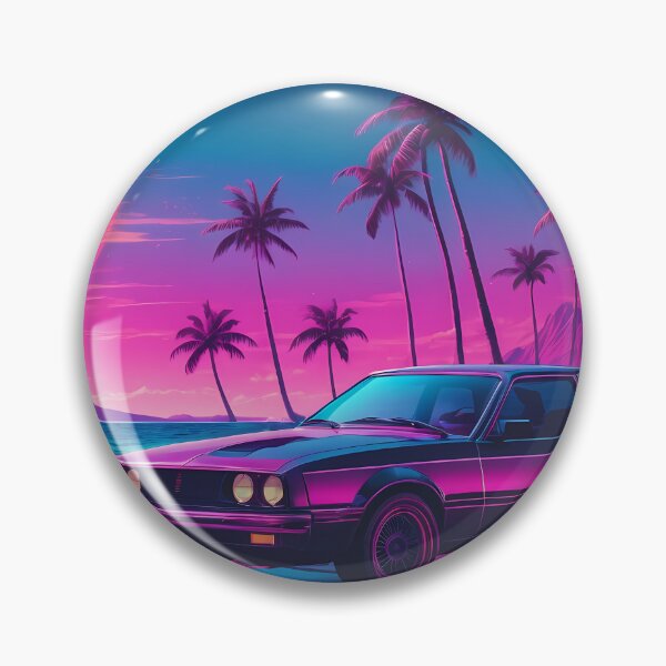 Item preview, Retro Synthwave Car Design designed and sold by papi1998.
