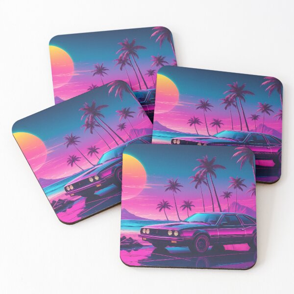 Item preview, Retro Synthwave Car Design designed and sold by papi1998.