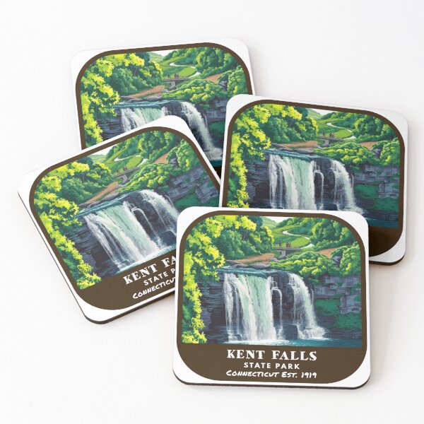 Item preview, Vintage Kent Falls State Park (Connecticut State Park) designed and sold by RabbitK.
