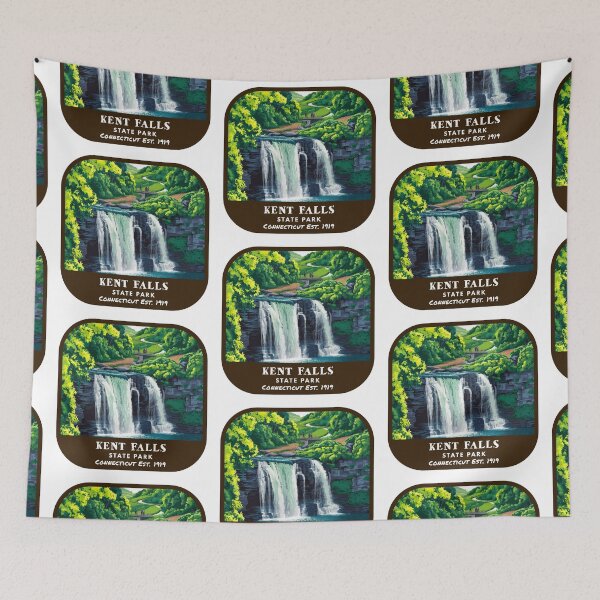 Item preview, Vintage Kent Falls State Park (Connecticut State Park) designed and sold by RabbitK.