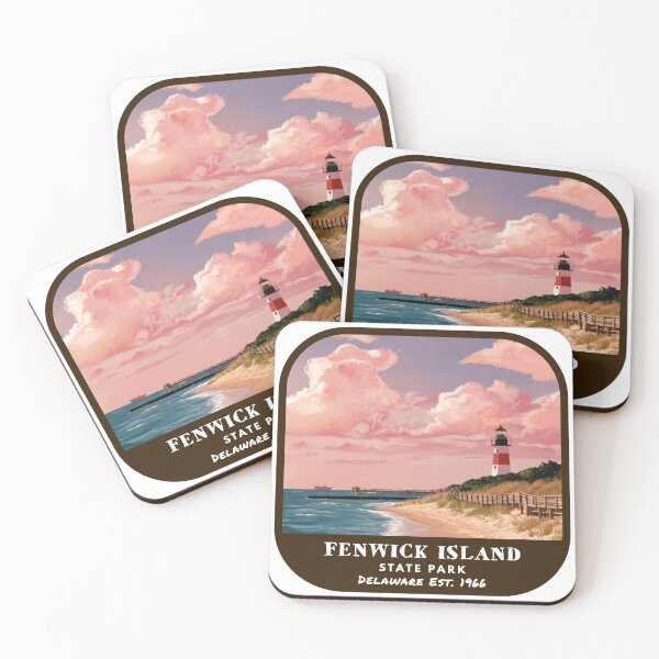 Item preview, Vintage Fenwick Island State Park (Delaware State Park) designed and sold by RabbitK.