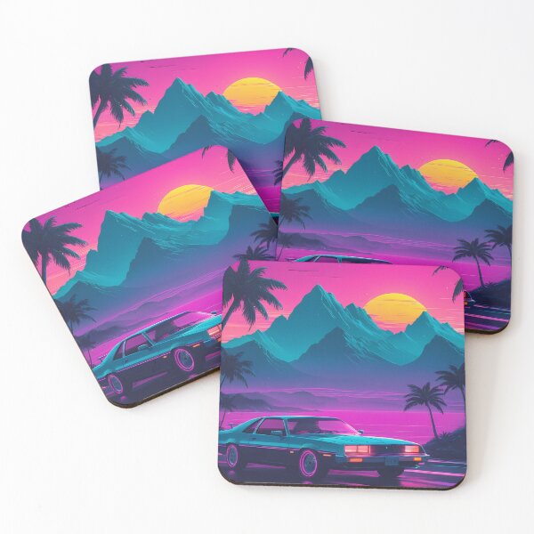 Item preview, Retro Synthwave Car Design designed and sold by papi1998.