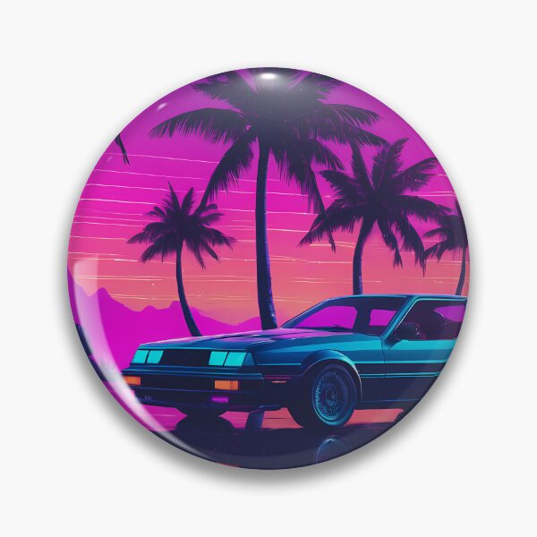 Item preview, Retro Synthwave Car Design designed and sold by papi1998.