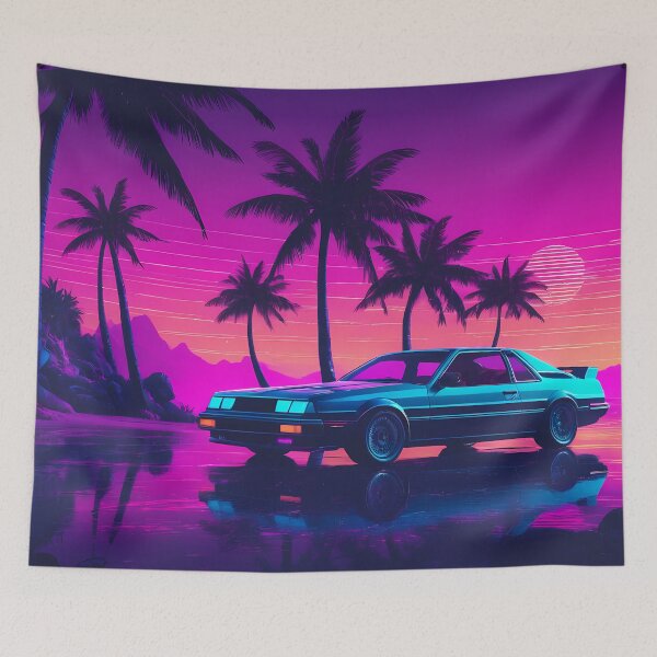 Item preview, Retro Synthwave Car Design designed and sold by papi1998.