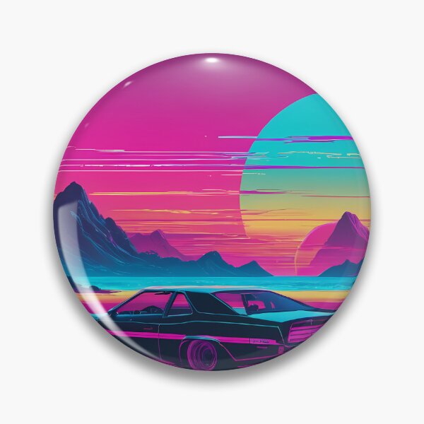 Item preview, Retro Synthwave Car Design designed and sold by papi1998.