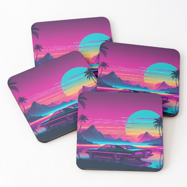 Item preview, Retro Synthwave Car Design designed and sold by papi1998.