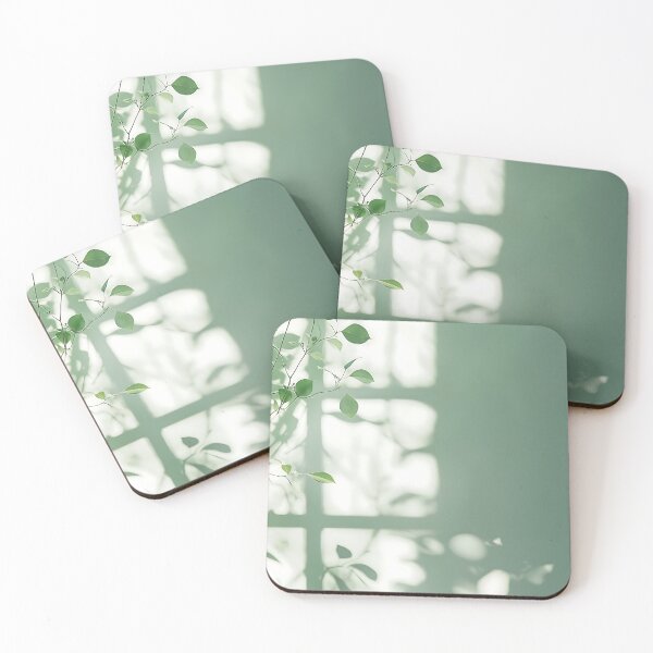 Item preview, Minimalist Plant Shadows Shadows on Wall in Soft Light designed and sold by AiriArt.