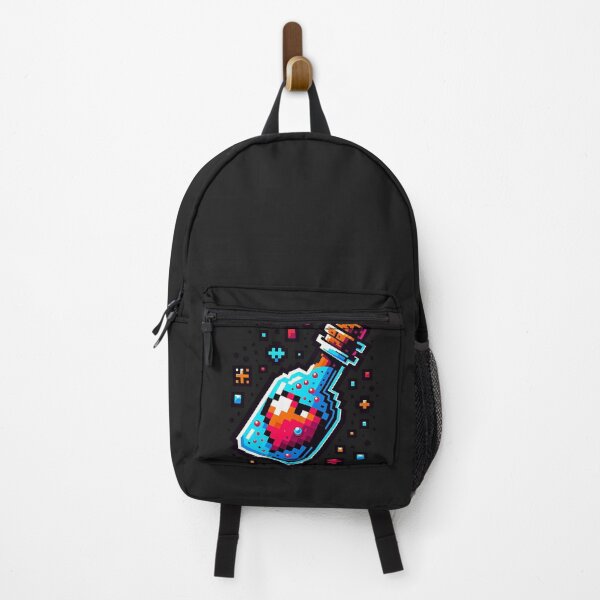 Item preview, Pixelated Healing Potion Bottle Art with Red Heart Icon – Nostalgic RPG-Inspired Design for Custom Projects ❤️? designed and sold by NSB-Design.