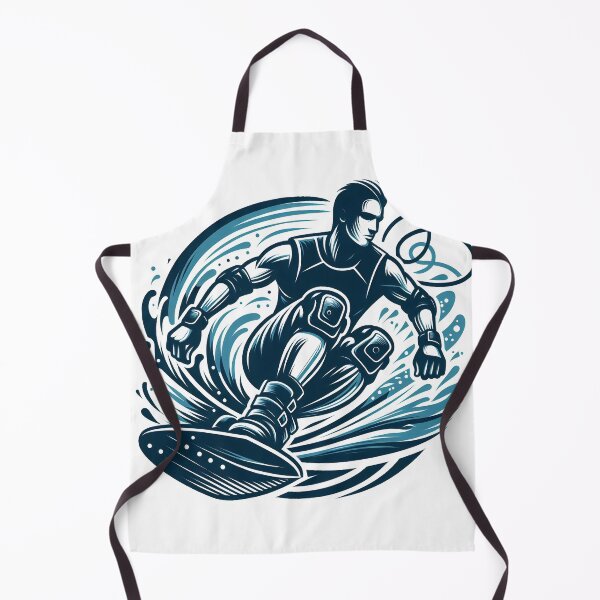 Item preview, surfing wave in ocean enjoying holidays designed and sold by vectorillus.