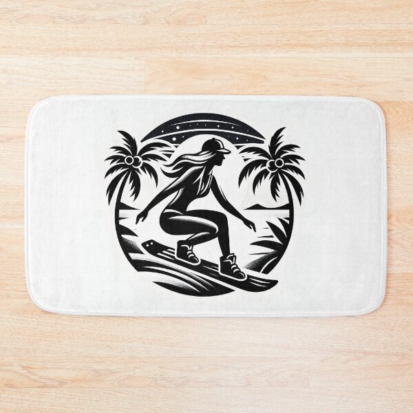 Item preview, surfing wave in ocean enjoying holidays designed and sold by vectorillus.