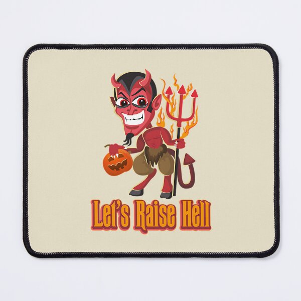 Item preview, Lets Raise Hell Funny Devil Costume Demon Face designed and sold by thompsonui.