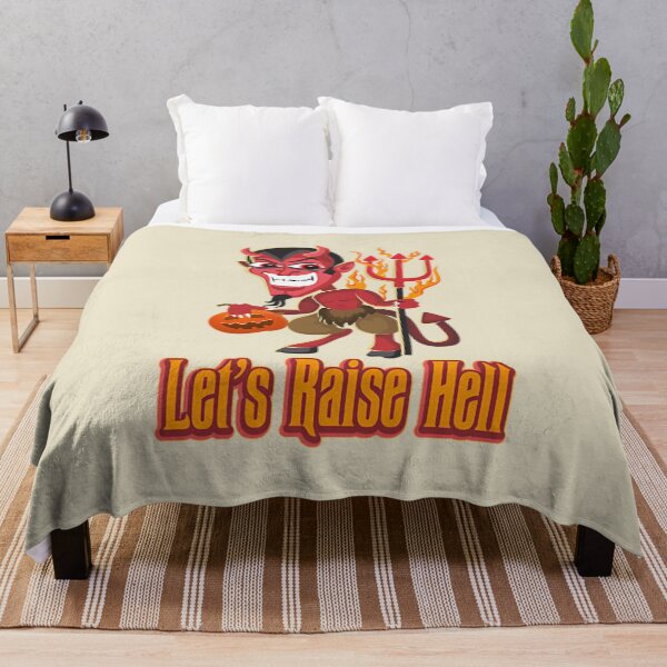 Item preview, Lets Raise Hell Funny Devil Costume Demon Face designed and sold by thompsonui.