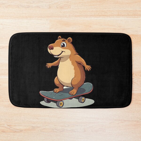 Item preview, Skateboarding Capybara, Cartoon Funny  - 02 designed and sold by kjp-design.