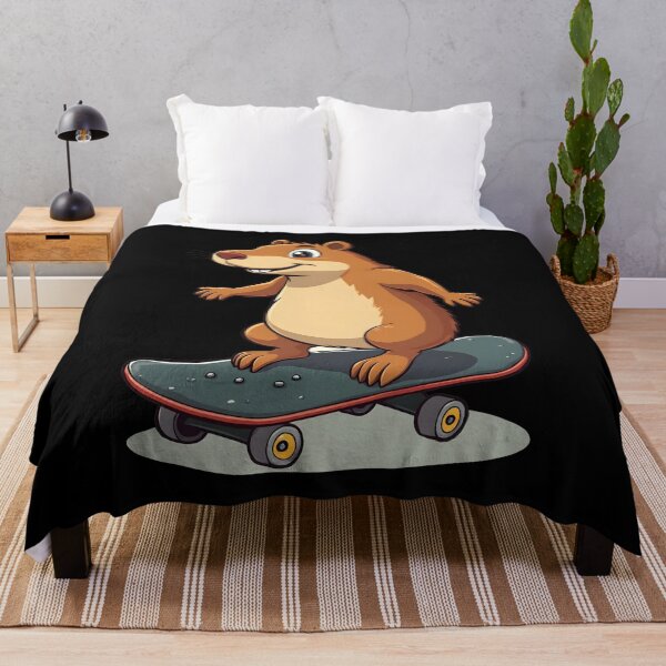 Item preview, Skateboarding Capybara, Cartoon Funny - 02 designed and sold by kjp-design.